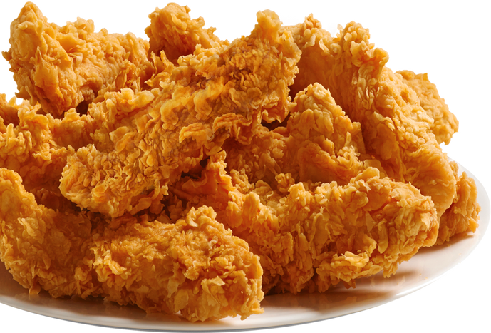 A Plate of Fried Chicken 