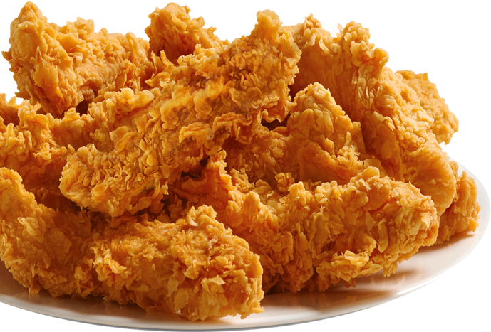 A Plate of Fried Chicken 